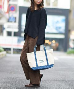 ＊＊Daily russet / デイリーラシット トートバッグ | 【WEB限定】ロゴキャンバストートバッグ（L）