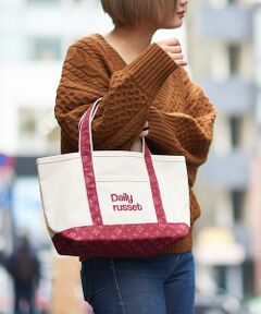 ＊＊Daily russet / デイリーラシット トートバッグ | 【WEB限定】ロゴキャンバストートバッグ（S）