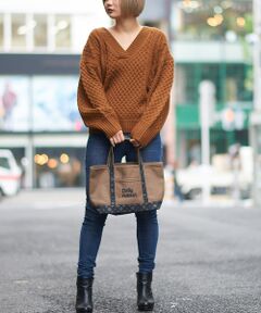 ＊＊Daily russet / デイリーラシット トートバッグ | 【WEB限定】ロゴキャンバストートバッグ（S）