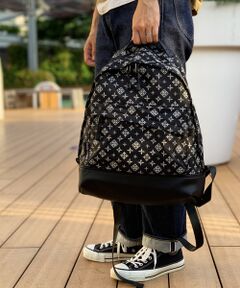 ＊＊Daily russet / デイリーラシット リュック・バックパック | モノグラムプリント裏加工ナイロンベーシックリュック