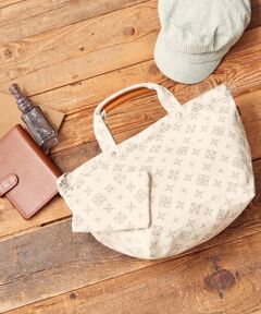 ＊＊Daily russet / デイリーラシット トートバッグ | アースカラーモノグラムトート（L）