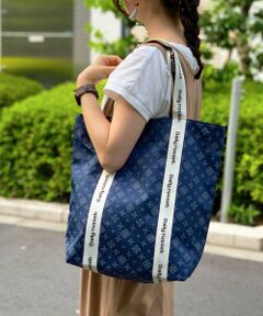 ＊＊Daily russet / デイリーラシット トートバッグ | 裏張りナイロンロゴテープトートバッグ