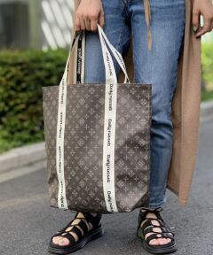 ＊＊Daily russet / デイリーラシット トートバッグ | 裏張りナイロンロゴテープトートバッグ