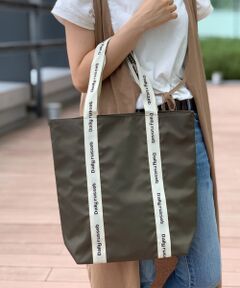 ＊＊Daily russet / デイリーラシット トートバッグ | 裏張りプレーンナイロンロゴテープトートバッグ