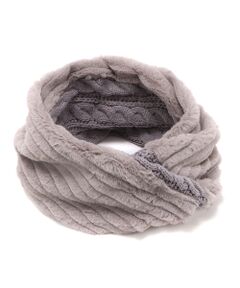 ＊＊Daily russet / デイリーラシット マフラー・ショール・スヌード・ストール | 【CONTROL FREAK（コントロールフリーク）】エコファーxニットスエード