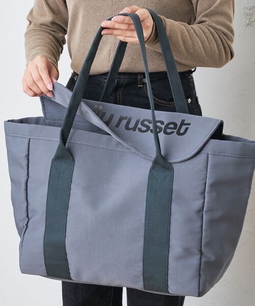 Russet ラシット キャンバストートバッグ 大収納 - トートバッグ