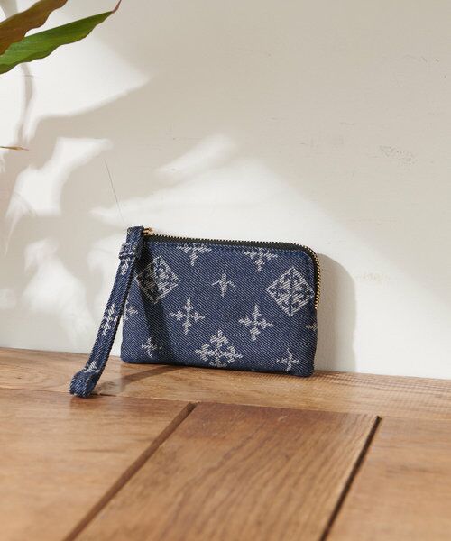 デニムジャガード ポーチ 小 ポーチ Daily Russet デイリーラシット ファッション通販 タカシマヤファッションスクエア