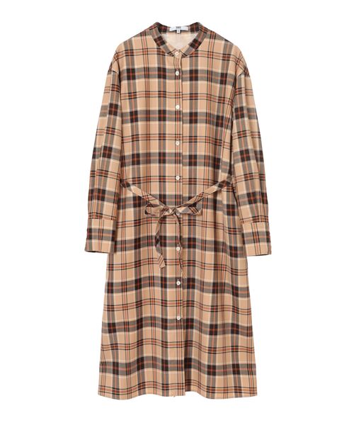 DAKS / ダックス ドレス | タータンチェック バンドカラーワンピース | 詳細6