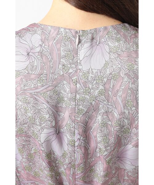 DAKS / ダックス ドレス | ボタニカルプリント七分袖ワンピース | 詳細10