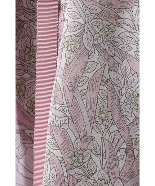 DAKS / ダックス ドレス | ボタニカルプリント七分袖ワンピース | 詳細14