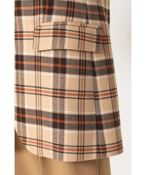 DAKS / ダックス その他アウター | タータンチェック オーバーサイズジャケット | 詳細10