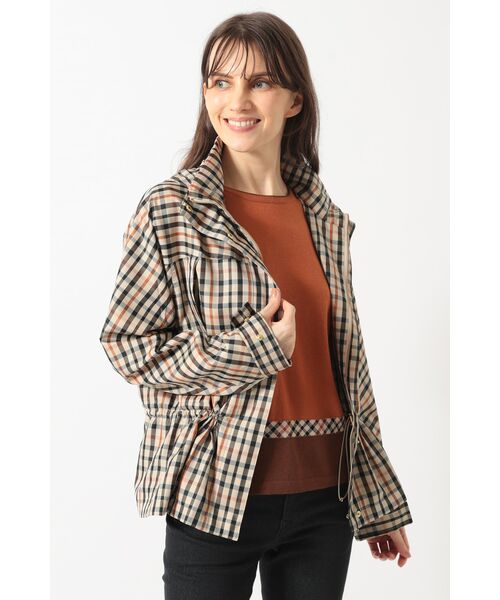 DAKS / ダックス その他アウター | ハウスチェック ドローストリングブルゾン | 詳細3