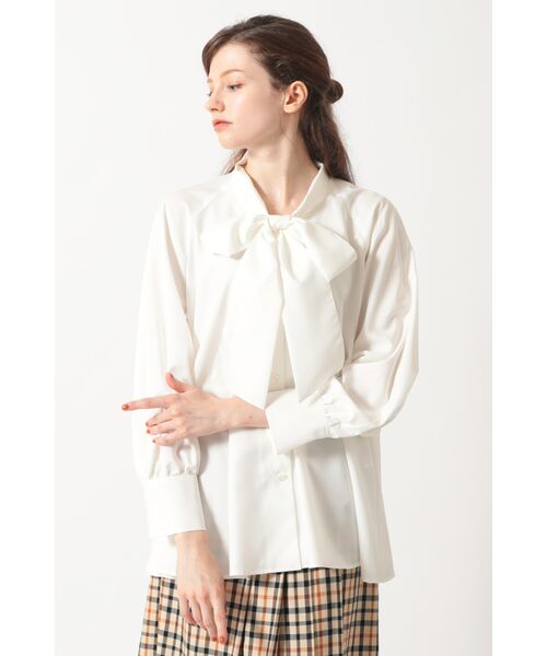 DAKS / ダックス シャツ・ブラウス | ボウタイカラーオーバーサイズブラウス | 詳細12