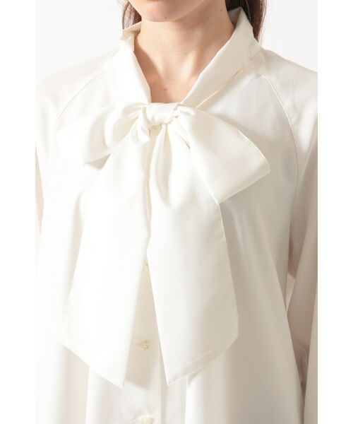 DAKS / ダックス シャツ・ブラウス | ボウタイカラーオーバーサイズブラウス | 詳細3