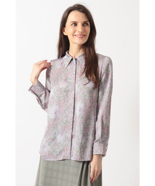 DAKS / ダックス シャツ・ブラウス | ボタニカルプリントブラウス | 詳細12