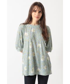 DAKS / ダックス シャツ・ブラウス | ボタニカルプリント七分袖プルオーバー