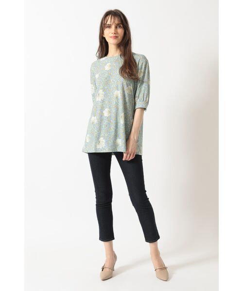 DAKS / ダックス シャツ・ブラウス | ボタニカルプリント七分袖プルオーバー | 詳細8