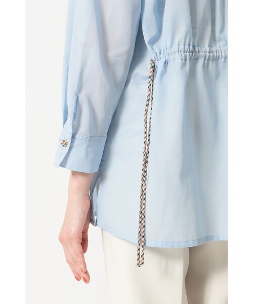 DAKS / ダックス シャツ・ブラウス | バックドローストリング コットンシャツ | 詳細9