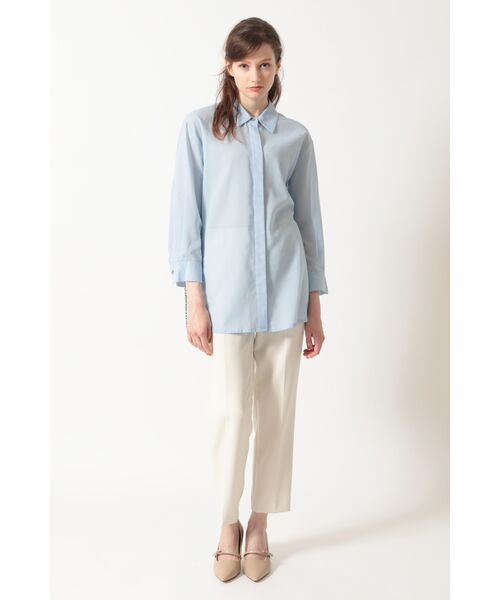 DAKS / ダックス シャツ・ブラウス | バックドローストリング コットンシャツ | 詳細1