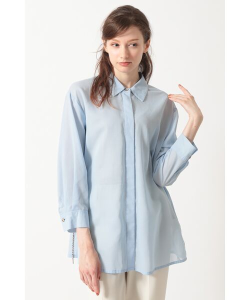 DAKS / ダックス シャツ・ブラウス | バックドローストリング コットンシャツ | 詳細16