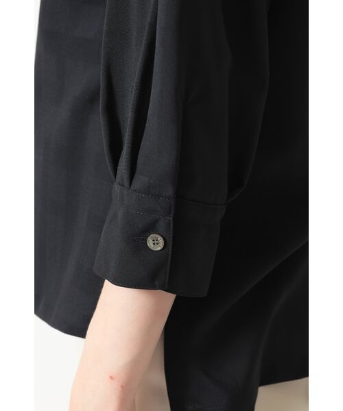 DAKS / ダックス シャツ・ブラウス | シャドーチェック 7分袖オーバーシャツ | 詳細9