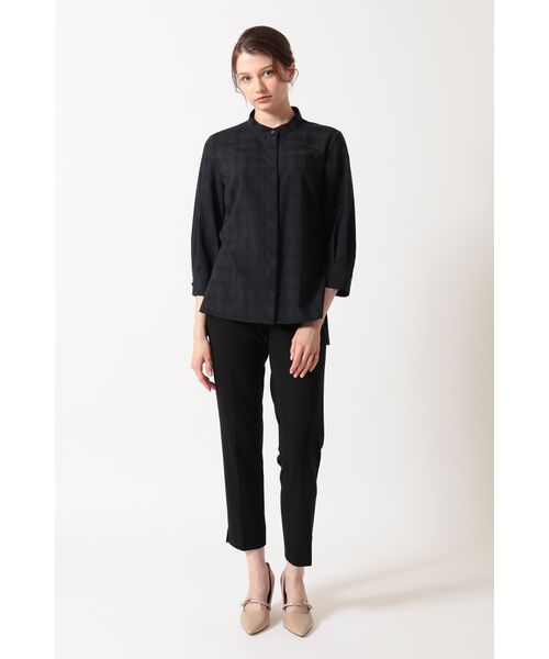 DAKS / ダックス シャツ・ブラウス | シャドーチェック 7分袖オーバーシャツ | 詳細3