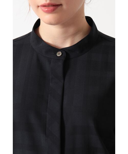 DAKS / ダックス シャツ・ブラウス | シャドーチェック 7分袖オーバーシャツ | 詳細4