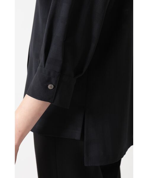 DAKS / ダックス シャツ・ブラウス | シャドーチェック 7分袖オーバーシャツ | 詳細5