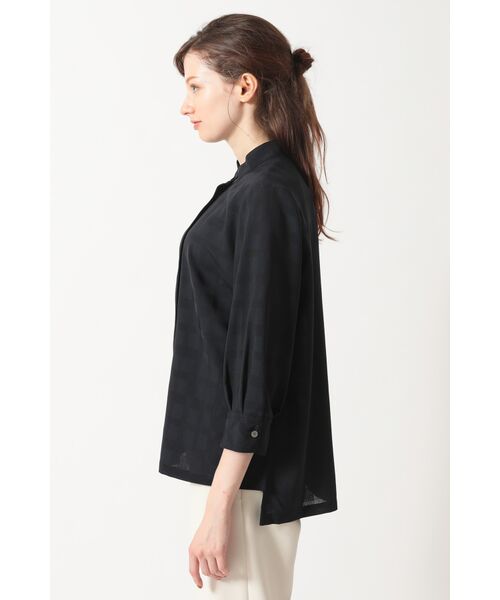 DAKS / ダックス シャツ・ブラウス | シャドーチェック 7分袖オーバーシャツ | 詳細7