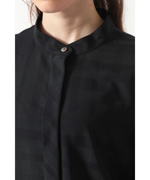 DAKS / ダックス シャツ・ブラウス | シャドーチェック 7分袖オーバーシャツ | 詳細8