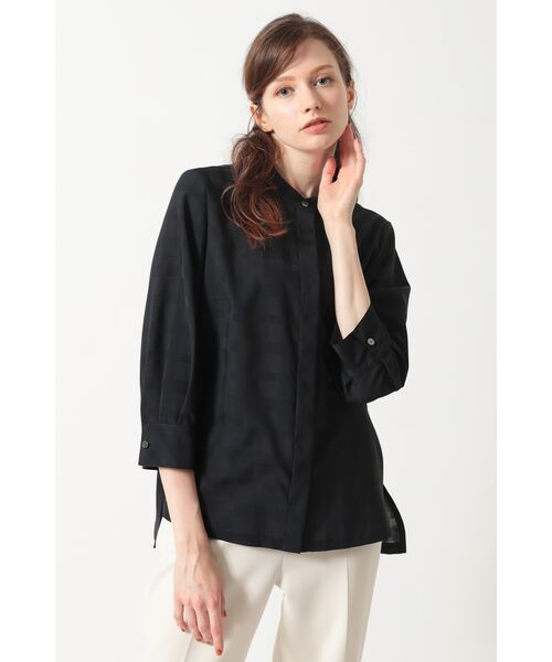 DAKS / ダックス シャツ・ブラウス | シャドーチェック 7分袖オーバーシャツ | 詳細15