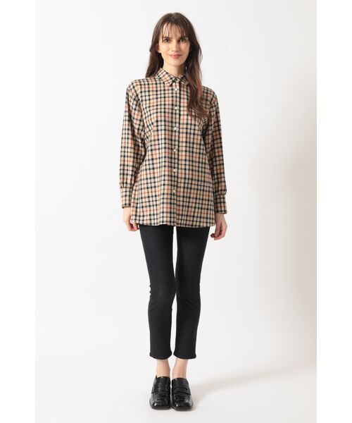 DAKS / ダックス シャツ・ブラウス | チェック ドローストリングオーバーシャツ | 詳細7