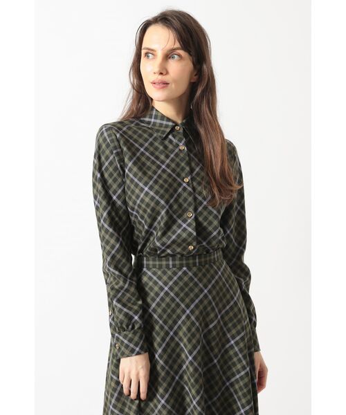 DAKS / ダックス シャツ・ブラウス | ハウスチェック バイアスシャツ | 詳細14