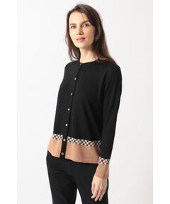DAKS / ダックス その他トップス | ジャカードクルーネックカーディガン