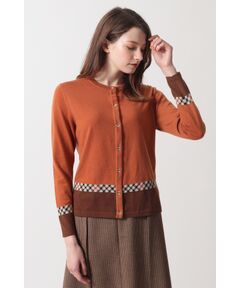 DAKS / ダックス その他トップス | ジャカードクルーネックカーディガン
