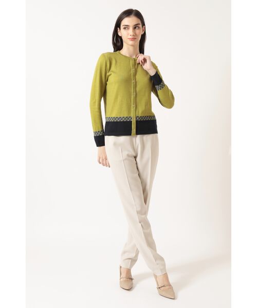 DAKS / ダックス その他トップス | ジャカードクルーネックカーディガン | 詳細2