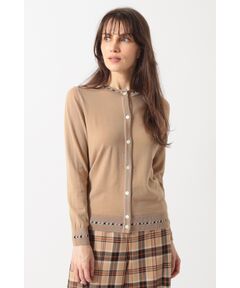 DAKS / ダックス その他トップス | スーパーファインメリノウール チェックカーディガン