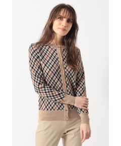 DAKS / ダックス その他トップス | ハウスチェック ジャカードカーディガン