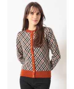 DAKS / ダックス その他トップス | ハウスチェック ジャカードカーディガン