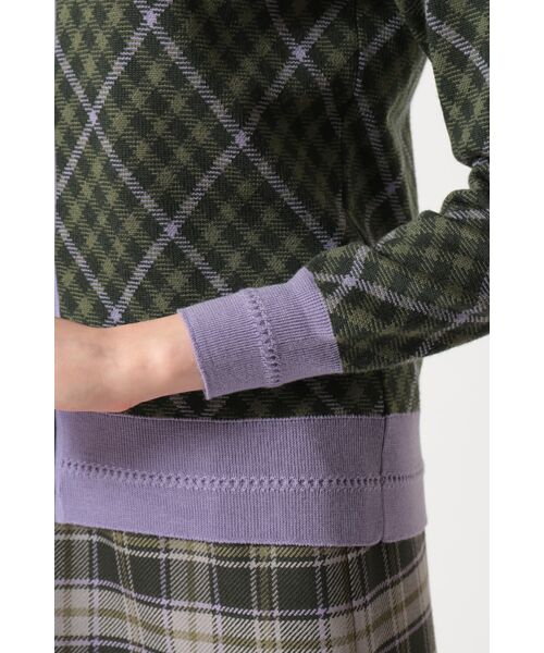 DAKS / ダックス その他トップス | ハウスチェック ジャカードカーディガン | 詳細4