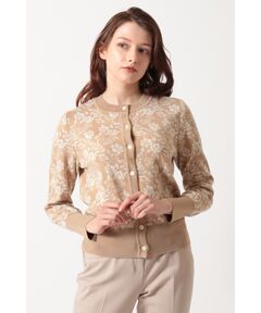DAKS / ダックス その他トップス | グラフィックフローリア ジャカードカーディガン