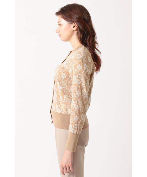 DAKS / ダックス その他トップス | グラフィックフローリア ジャカードカーディガン | 詳細1