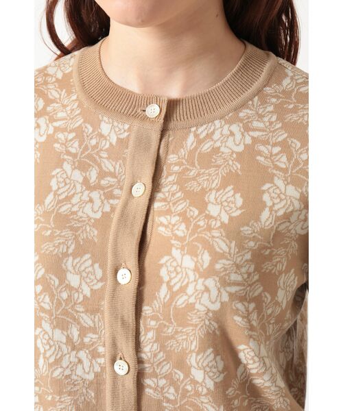 DAKS / ダックス その他トップス | グラフィックフローリア ジャカードカーディガン | 詳細3