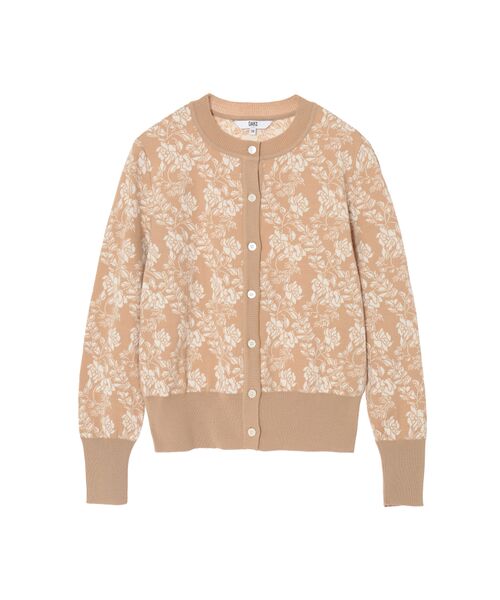 DAKS / ダックス その他トップス | グラフィックフローリア ジャカードカーディガン | 詳細10