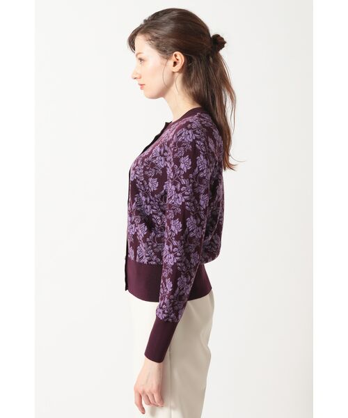 DAKS / ダックス その他トップス | グラフィックフローリア ジャカードカーディガン | 詳細11