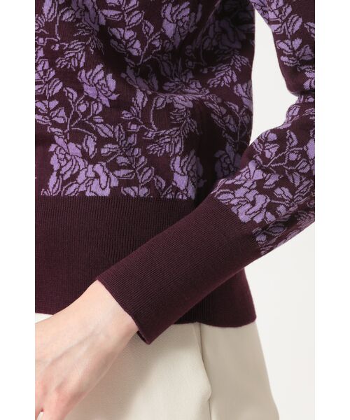 DAKS / ダックス その他トップス | グラフィックフローリア ジャカードカーディガン | 詳細13