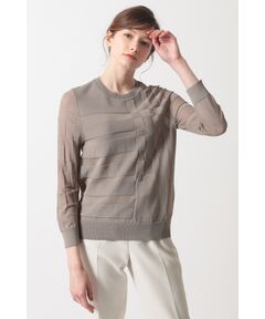 DAKS / ダックス その他トップス | リンクス柄チェック クルーネックプルオーバー