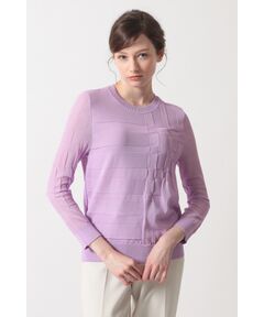 DAKS / ダックス その他トップス | リンクス柄チェック クルーネックプルオーバー