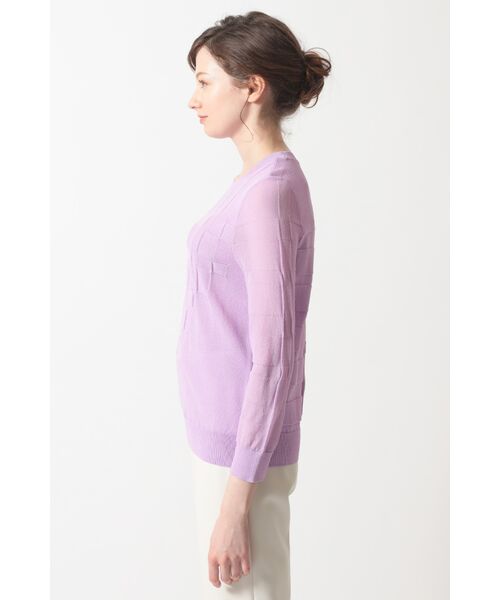 DAKS / ダックス その他トップス | リンクス柄チェック クルーネックプルオーバー | 詳細1