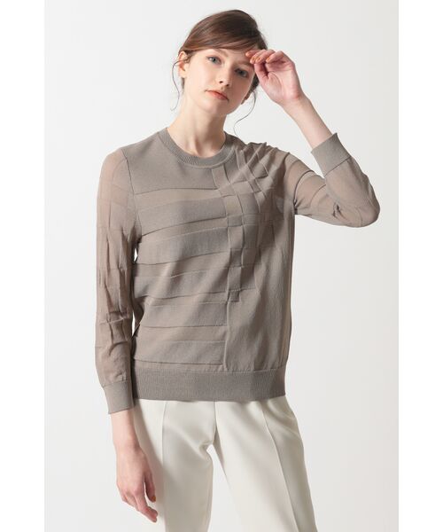 DAKS / ダックス その他トップス | リンクス柄チェック クルーネックプルオーバー | 詳細11